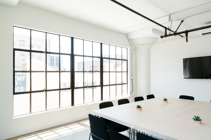 Minimalist Office Meeting Room